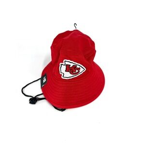 New Era Kansas City Chiefs 2025 Mens Adult Red Digi Bucket Hat NWT OSFM